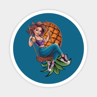 Swinger Cutie swinging Magnet